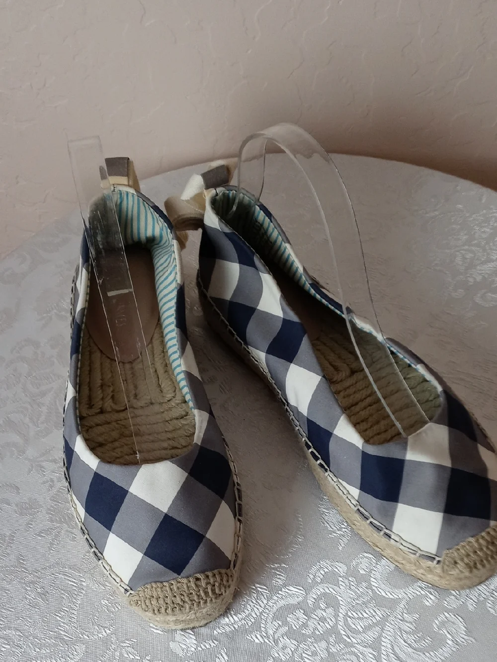 NWT Draper James Fabric and Jute Espadrilles